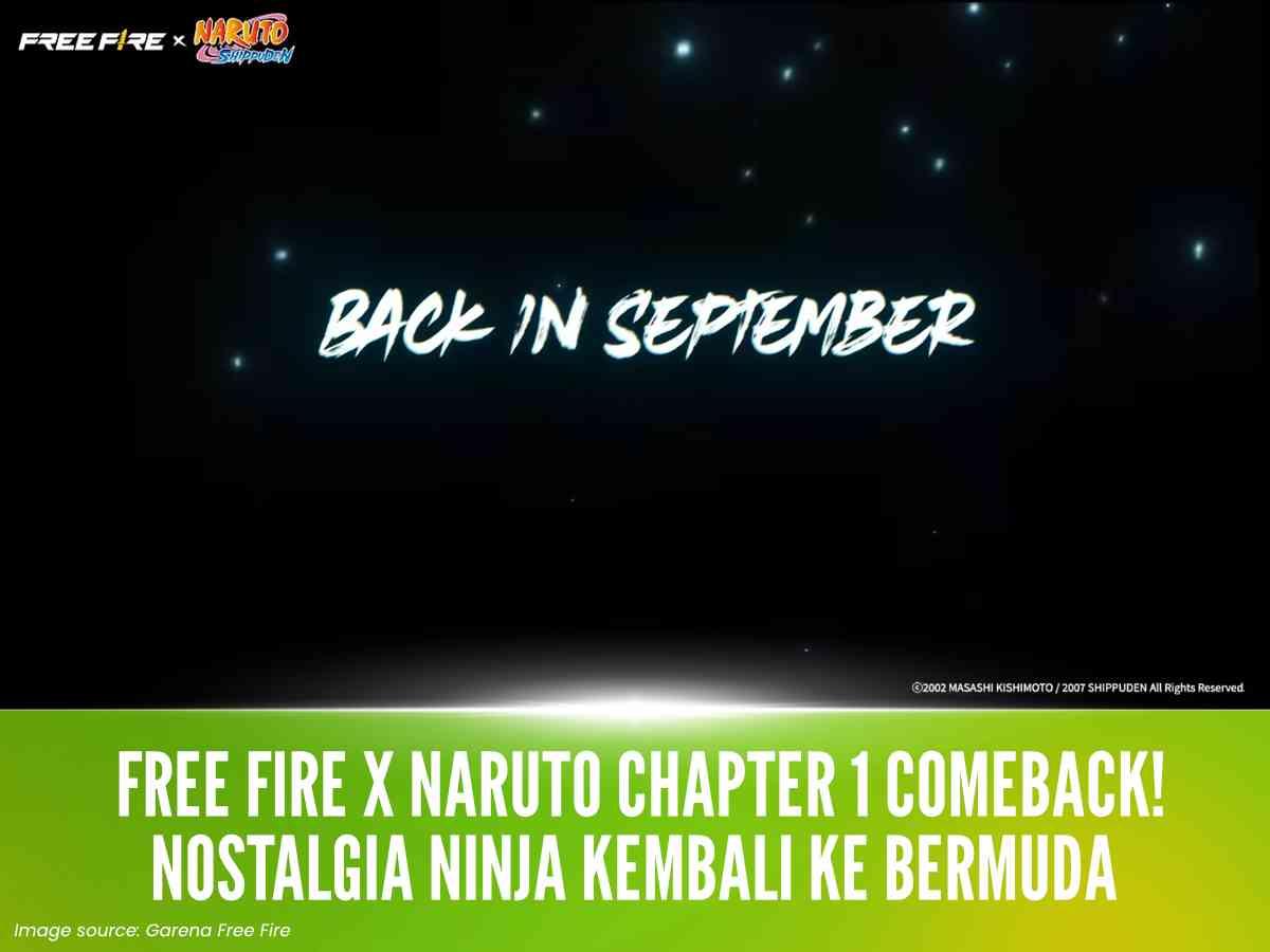 Free Fire x Naruto Chapter 1 Comeback! Nostalgia Ninja Kembali ke Bermuda